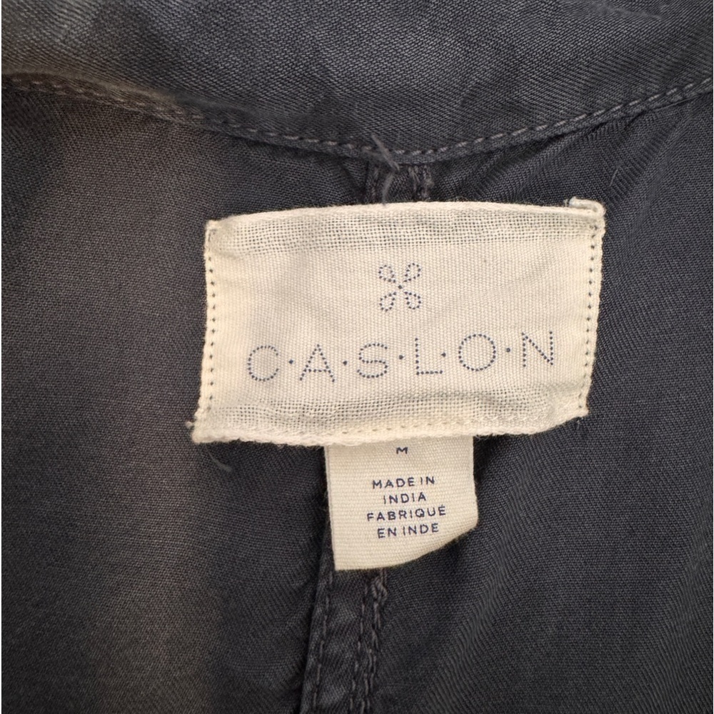 Caslon Grey Draped Utility Jacket - Size M - Picture 4 of 8